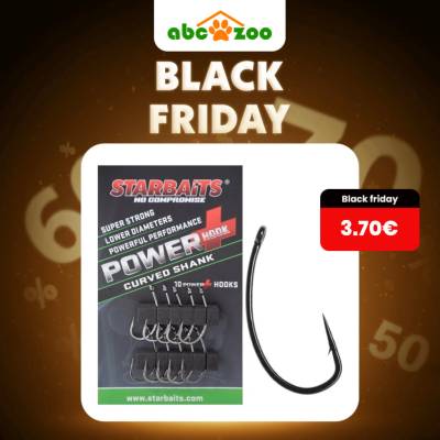Starbaits Power Curved Shank veľ.8 10 ks