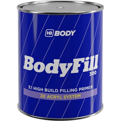 BODYFILL 300,3+1 2K základový plnič, čierny 1L