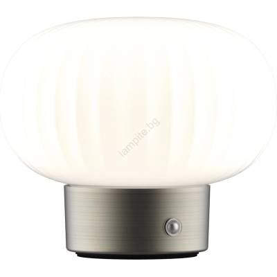 Polux LED Димируема сензорна настолна лампа LATTE LED/1, 8W/5V USB 2000 mAh хром/бял (SA2225)