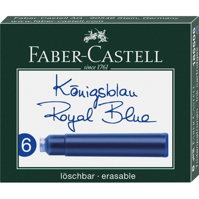 Faber-Castell Inkoustové bombičky modré 0025/1855060 6 ks