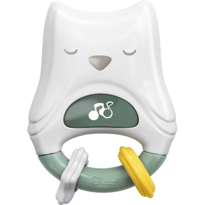 Chicco Day & Night нощна светлина с дрънкалка 2в1 Little Owl