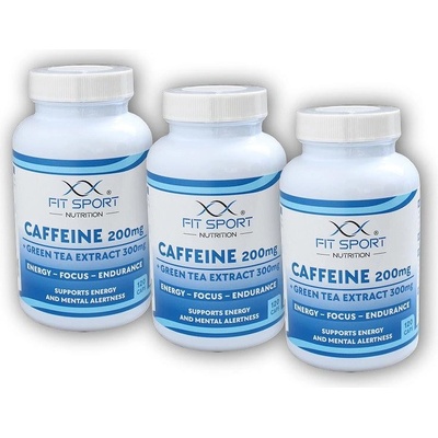 FitSport Nutrition Caffeine 200 + Green Tea Extract 300 360 kapsúl