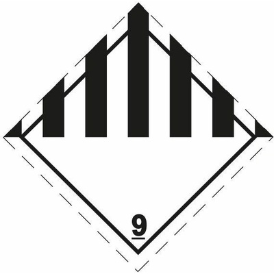 Značka ADR č. 9, magnetická fólie 0,5 mm (30 x 30 cm)
