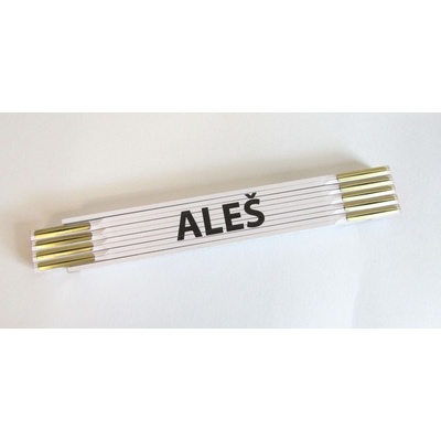 Levior Skládací 2m ALEŠ PROFI,bílý,dřevo