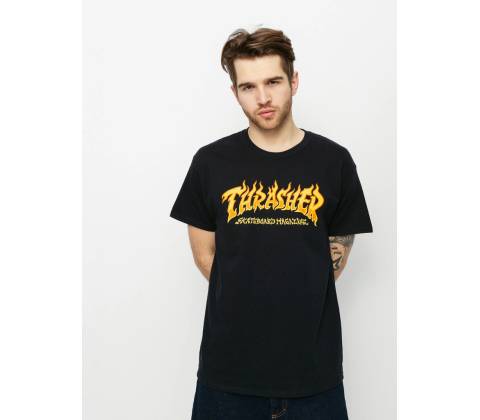 Thrasher Fire Logo black
