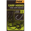 Rybářské háčky Fox Carp Hooks Wide Gape Beaked vel.8 10 ks