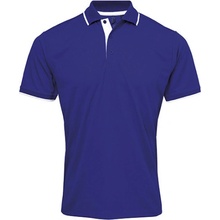 Premier Workwear Pánské funkční polo triko PR618 Royal Pantone