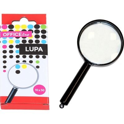 Lupa plast/sklo 18cm v krabičce Wiky