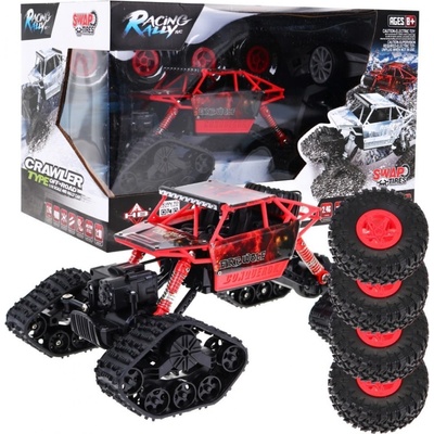 GIGA RC auto Crawler 4x4 1:18 RTR červená