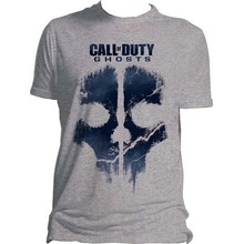 Call Of Duty Ghosts Skull Art Grey T-Shirt