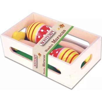 Bontempi Бонтемпи: Дървен маракас - 18 см, различни видове (562010)