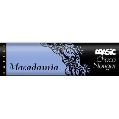 Zotter čokoládový nugát s makadamovými oříšky, 130 g