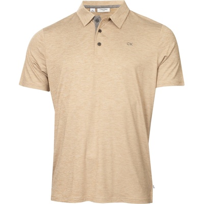 Calvin Klein Golf Блуза с яка Calvin Klein Golf Men's Short-Sleeve Performance Polo Shirt - Khaki