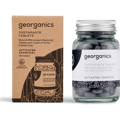 Georganics v tabletkách s aktivním uhlím 120 ks