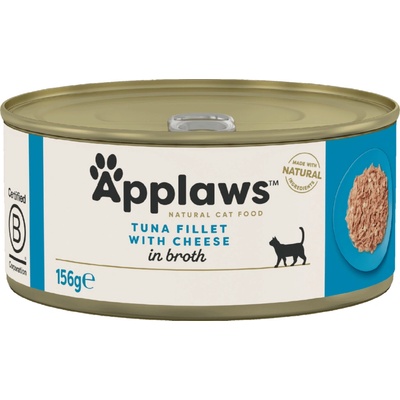 Applaws Cat Tin Tuna Fillet with Cheese 156 g