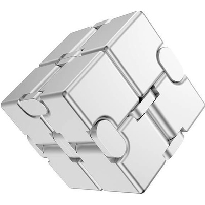 Infinity Cube Antistresová kocka kovová silver