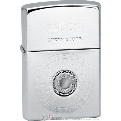 Zippo LUCKY STONE biely 28169