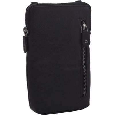 Mercucio dámská kožená crossbody kabelka černá 2511539