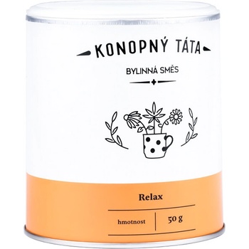 Konopný Táta Konopný čaj Relax 50 g
