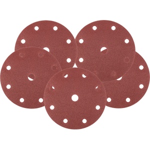 NEO TOOLS Шлифовъчни дискове 150 mm, P80, 5 бр. , с 9 отвора за 04-721 08-992 (08-992)