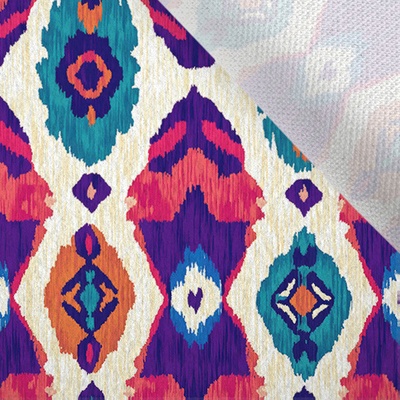 Takoy Flaušová kabátovina aztec pestrobarevný