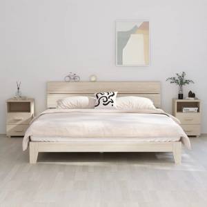 vidaXL Нощни шкафчета HAMAR 2 бр меденокафяви 40x35x62 см бор масив (340416)