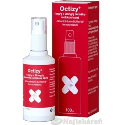 Octizy dermální roztokový sprej 100 ml