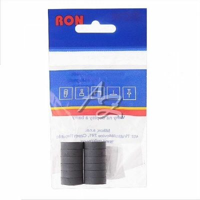 RON magnet 850/16mm ČER (12ks)