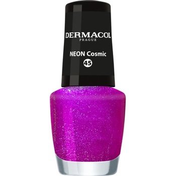 Dermacol Neon neonový lak na nehty se třpytkami 45 Cosmic 5 ml