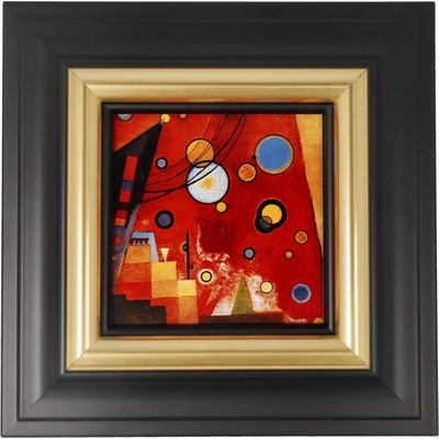 Goebel Nástěnný obraz 18,5 cm Kandinsky – Schweres Rot | Artis Orbis