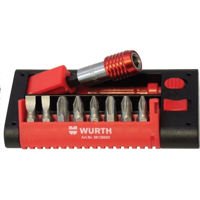 Würth КОМПЛЕКТ БИТОВЕ 8 БРОЯ И МАГНИТЕН ДЪРЖАЧ wurth (8605021389732)