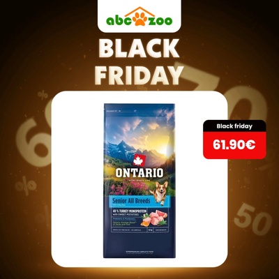 Ontario Senior All Breeds Monoprotein Turkey & Sweet Potatoes 12 kg