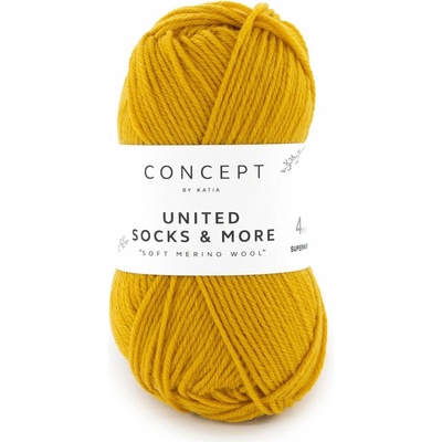 UNITED SOCKS & MORE Katia Farby UNITED SOCKS & MORE: 7 horčicová