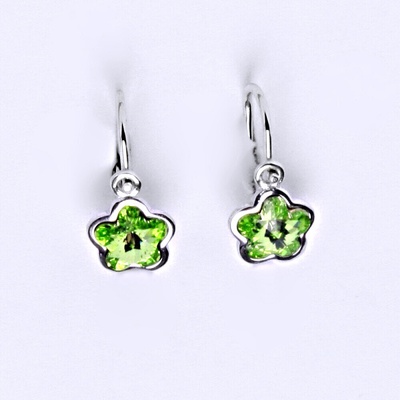 Čištín dětské krystal Swarovski peridot 1 NK 1297