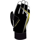 Fischer Performance rukavice čierne/žlutá