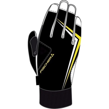 Fischer Performance rukavice čierne/žlutá