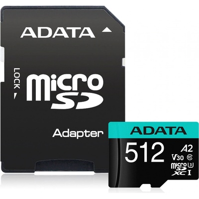 ADATA MICROSDXC 512GB AUSDX512GUI3V30SA2-RA1