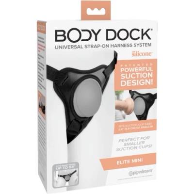 Pipedream Пенис колан с вакуумно захващане Body Dock Elite Mini