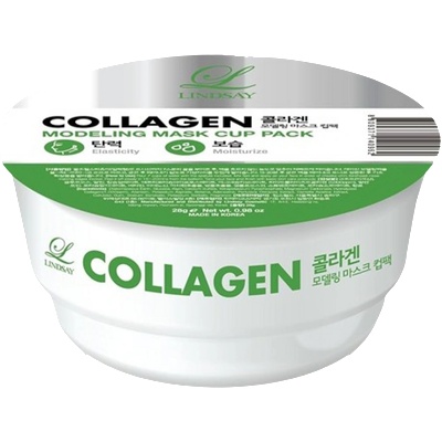 LINDSAY Modeling Mask Cup Pack Collagen - Алгинатна маска с колаген 28г