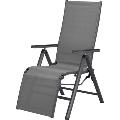 LIVARNO Hliníkové polohovací křeslo Houston, šedá – Zboží Dáma