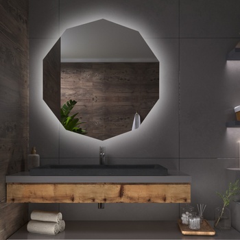 Daramio Атипични огледало с LED осветление G11 47x50 cm