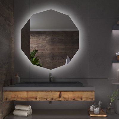 Daramio Атипични огледало с LED осветление G11 47x50 cm