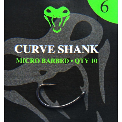 Viper tackle CURVE SHANK vel.6 10 ks
