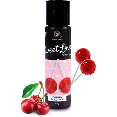 Secret Play Sweet Love Foreplay Gel Cherry Lollipop 60ml