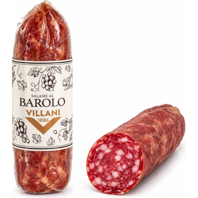 Villani vepřový salám s červeným vínem barolo 220 g