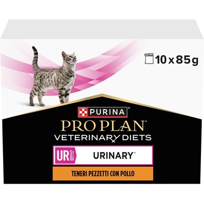 Pro Plan Veterinary Diets Feline Urinary kuřecí 10 x 85 g
