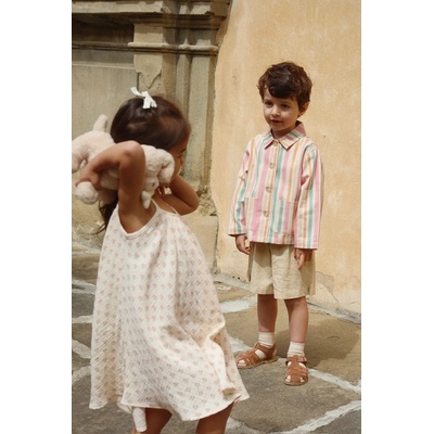 Konges Sløjd къс панталон за деца от лен FRANZEN LINEN SHORTS (KS104828.PPY2)