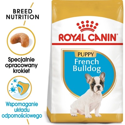 French Bulldog Puppy 10 кг суха храна за кученца до 12 месеца, порода френски булдог