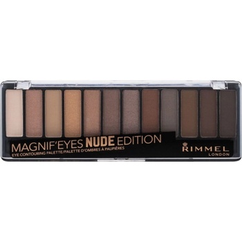 Rimmel Magnif´ Eyes paletka očných tieňov 001 Nude Edition 14,16 g