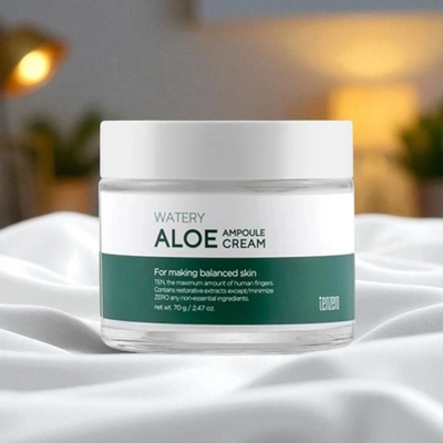 Tenzero Watery Aloe Ampoule Cream 2X 70 g
